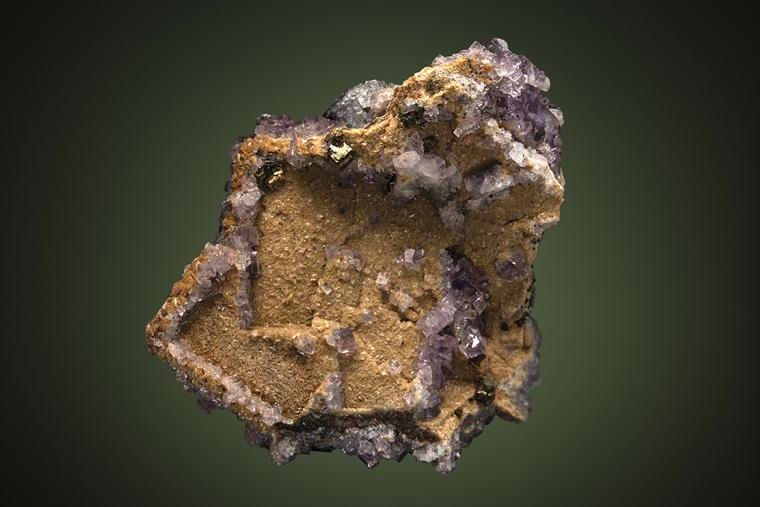 GALENA on FLUORITE